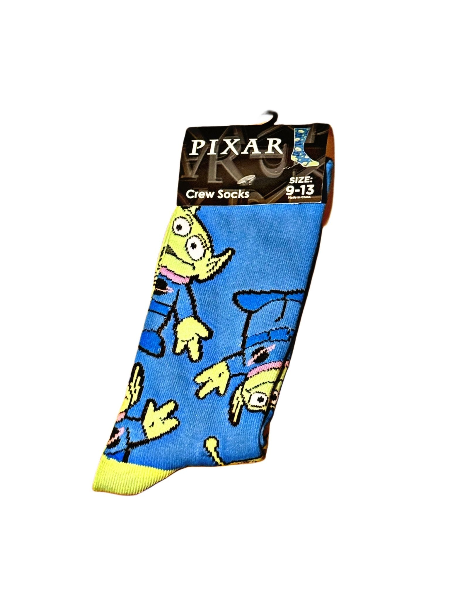Disney Toy Story Aliens Anime Crew Socks Size 9 - 13 - Bargain’s