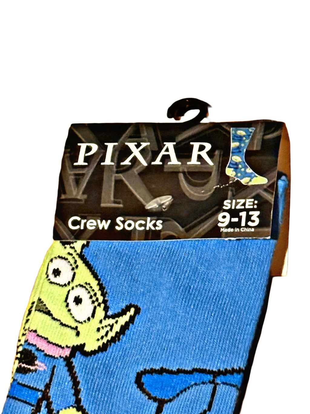 Disney Toy Story Aliens Anime Crew Socks Size 9 - 13 - Bargain’s