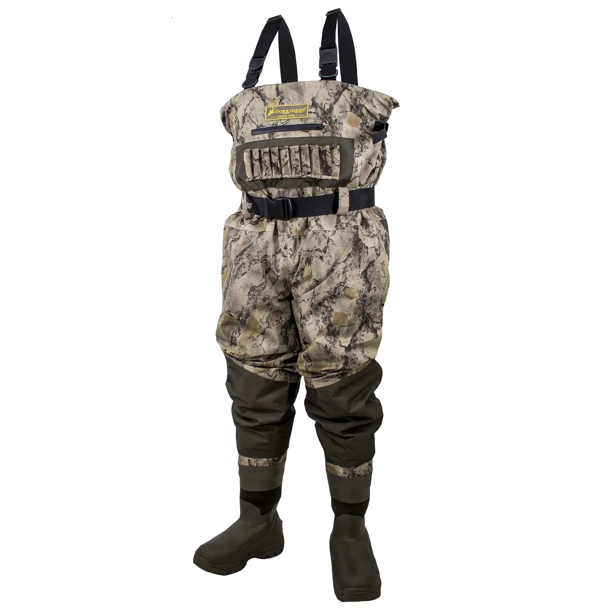 FROGG TOGGS Mens Standard Grand Refuge 3.0 Bootfoot Hunting Wader with Removable Insulation Liner Natural Gear Original 10
