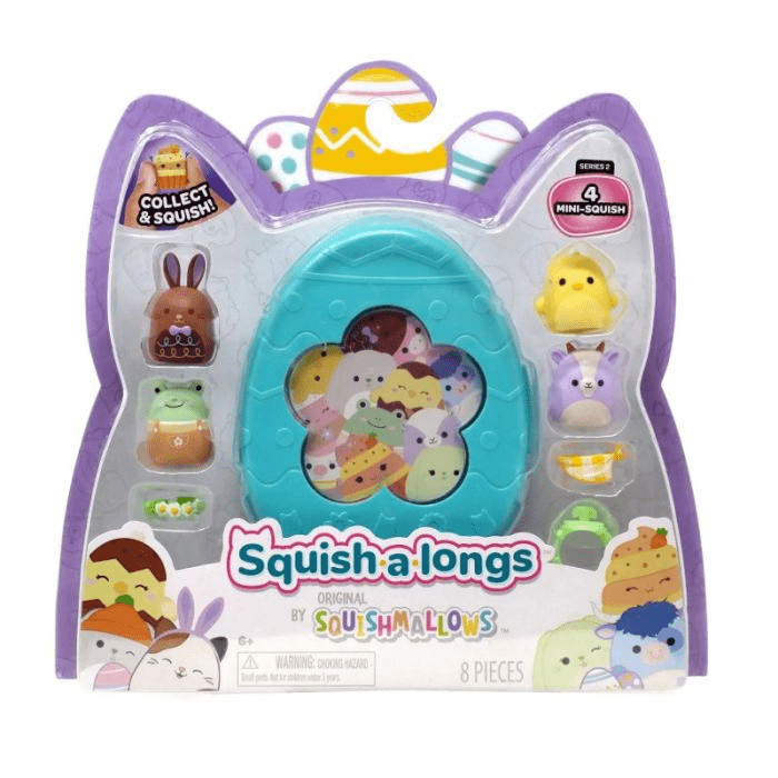 Squishmallows Squish - a - longs S2 Figursett - Baratelli, Tandy, Triston og Louden - Bargain’s