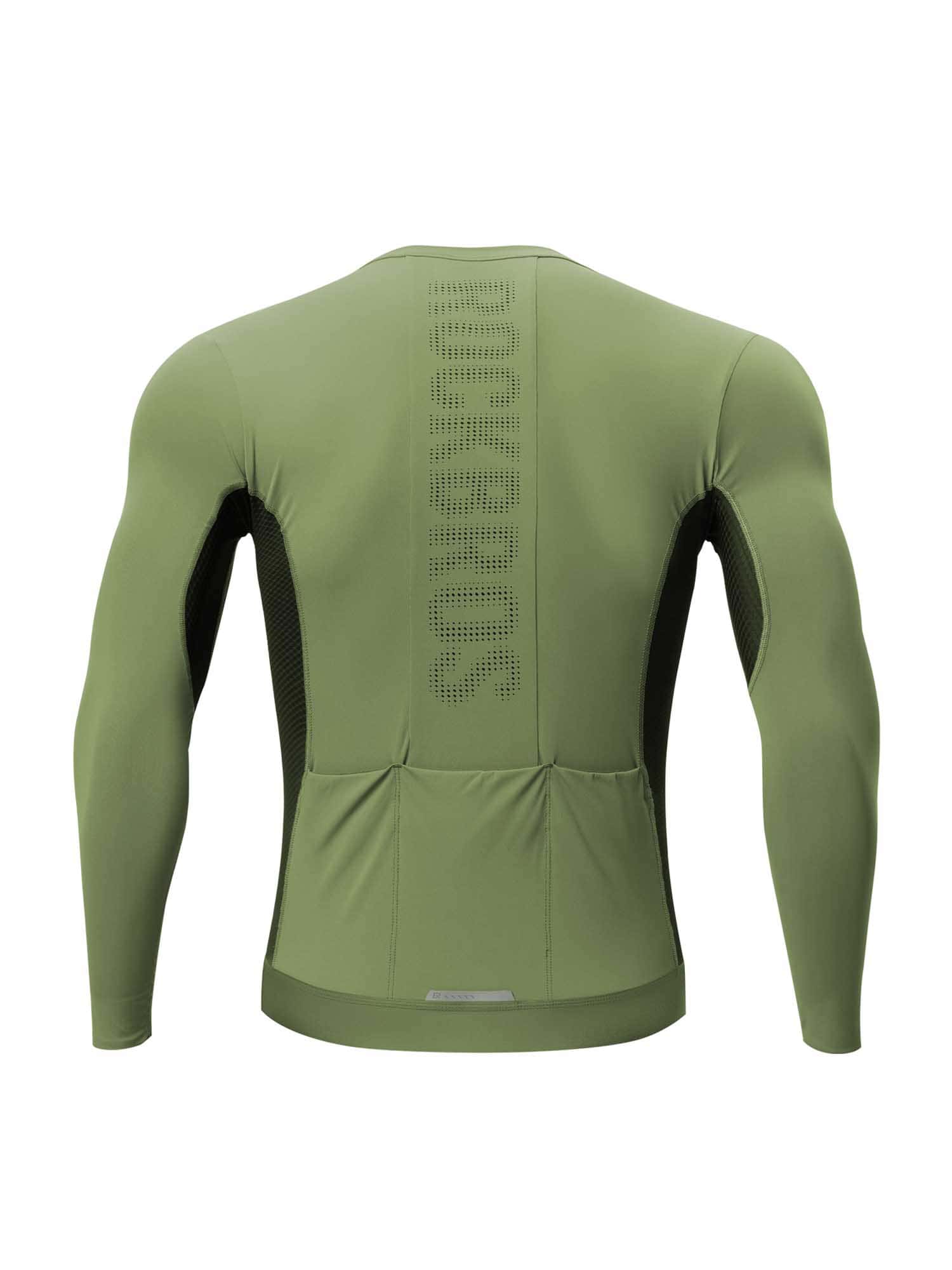 Men's Colorblock Long-Sleeve Cycling Jersey