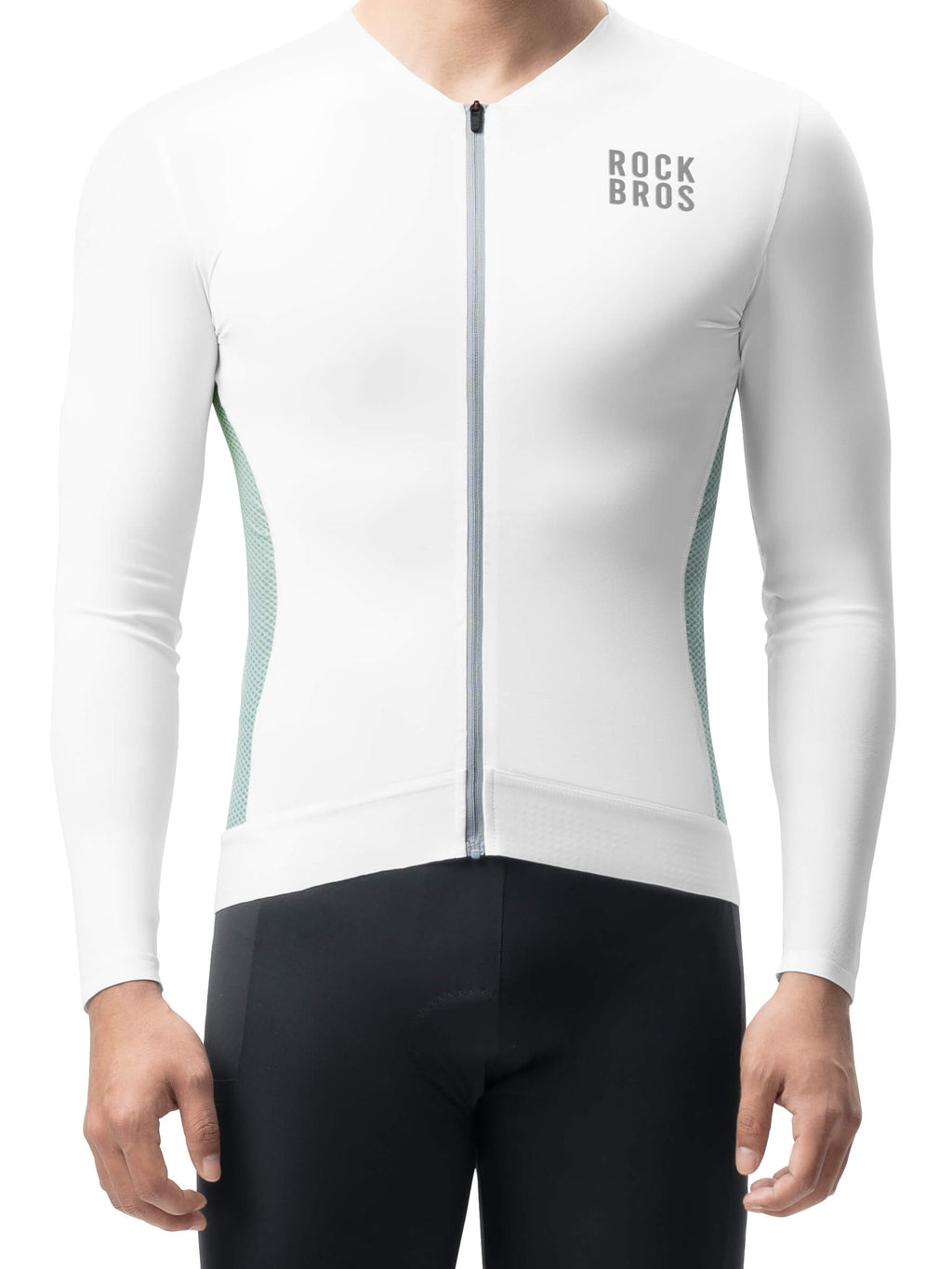 Men's Colorblock Long-Sleeve Cycling Jersey